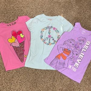 Bundle of Girls shirts Summer